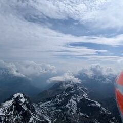 Verortung via Georeferenzierung der Kamera: Aufgenommen in der Nähe von Albula, Schweiz in 4000 Meter